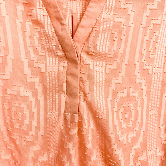 🌼2/$22🌼 The Limited Long Sleeve Sheer Peach Blouse - Picture 5 of 7